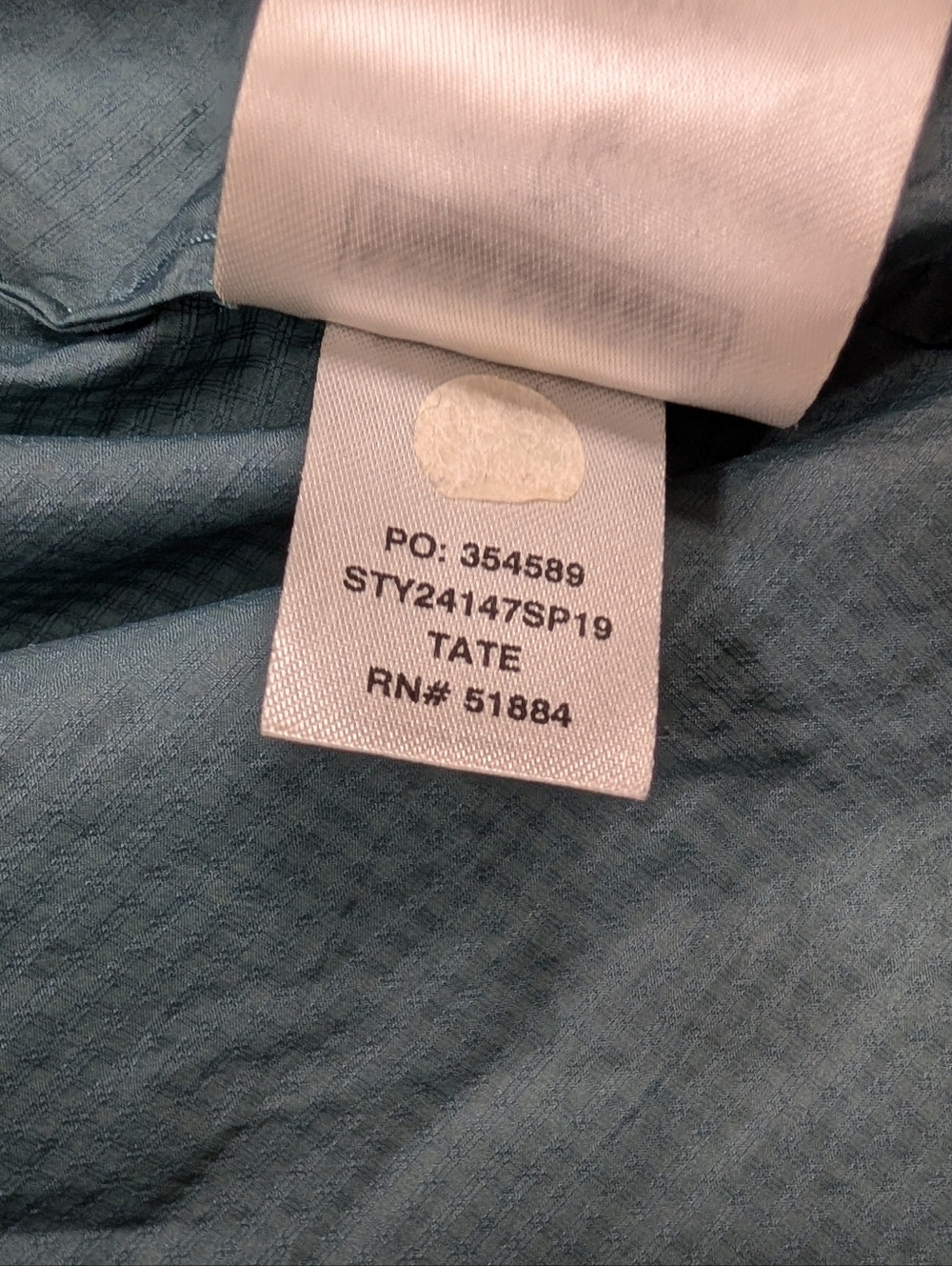 Patagonia Jacket Womens XL Green Teal Houdini Windbreaker Hood Light Packable - Picture 8 of 9